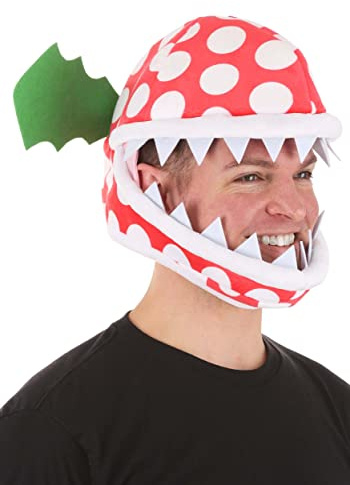 elope Piranha Plant Jawesome Hut, Rot/Ausflug, einfarbig (Getaway Solids), Standard