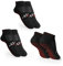 DAPPER RACING | Packung mit 3 Paar SIMRACING Socken mit rutschfestem Silikon | Rote Ausgabe | Optimaler Halt auf Fersen und Fahrpedalen | Atmungsaktiver und bequemer Stoff. (44-47)