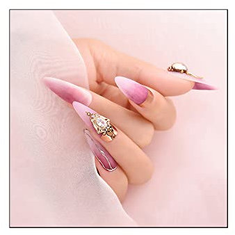 ABCWARRT Nail Salon Posters Wall Art Canvas Painting Modern Fashion Figure Nail Make Up Print for Manicure Store Lady Dormitory Decor (50 * 50cm No Frame,2)