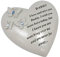 Plaque funéraire personnalisée avec cœur avec 3 papillons et pierres bleues | Décoration funéraire cadeau dans la mémoire de vos proches décédés (papa)