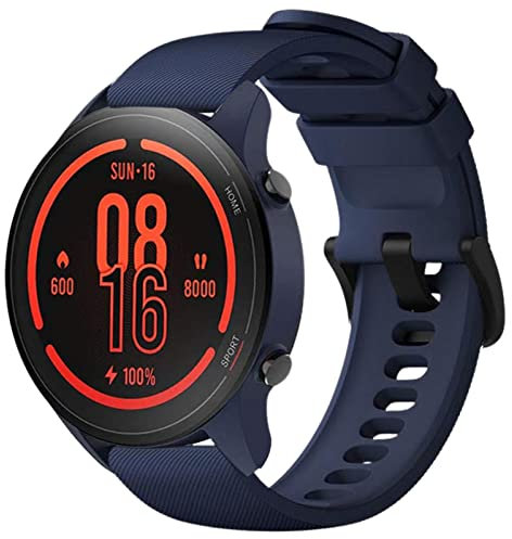 Correa para reloj, pulsera de 22 mm de ancho, compatible con Xiaomi Mi Watch Color Sport (azul)