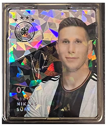 Rewe WM 2022 Katar Sammelkarten Glitzerkarten (7) Niklas Süle Incl. WIZUALS© Sticker