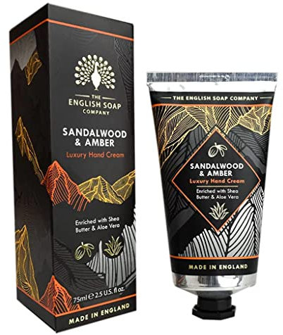 The English Soap Company Radiant Collection Handcreme, Sandelholz und Bernstein, 75 ml