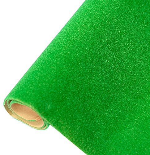 FANGZI Kunstrasen Rasenteppich mit 16,1 x 39,4 Zoll, Modelleisenbahnrasen Rasenmatte Grasmatte Gras Minigarten Bonsai Dekor, Künstlicher Rasen Rollrasen Kunststoffrasen Gras
