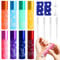 8Pcs Flacon Roll on en Verre, Roll on Bouteille a un Bille en Acier Inoxydable, Bouteille Roll on en Verre a 2Décapsuleur/4Compte-gouttes/2Entonnoir, Bouteille à Rouleaux de 8 Couleurs(10ml/8.6*2*2cm)