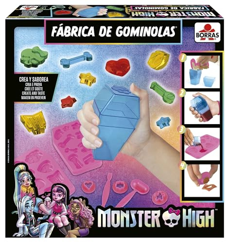 Borras - Gominolas Monster High, Los niños podrá Crear Sus propias golosinas con los moldes de Monster High, A Partir de 5 años (19832)