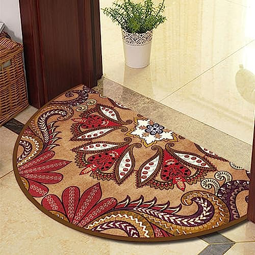 Guest Ruyunlai Tappeto Porta Zerbino Zerbini Per Ingresso Arredamento Casa Mezzaluna Per Esterno Interno Tappeti Grandi Dimensioni Viola 60x90cm