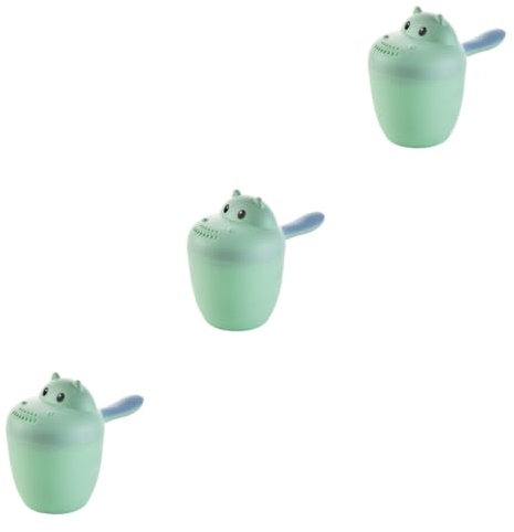 UPKOCH 3St Shampoo Schaufeln Sprinkler Babybadspülbecher Shampoo-Becher Kleinkindlöffel Elefanten-Baby-Dusche Eimer Kindershampoo Badewasserschöpfer Babylöffel Dusche verdicken Duschkopf
