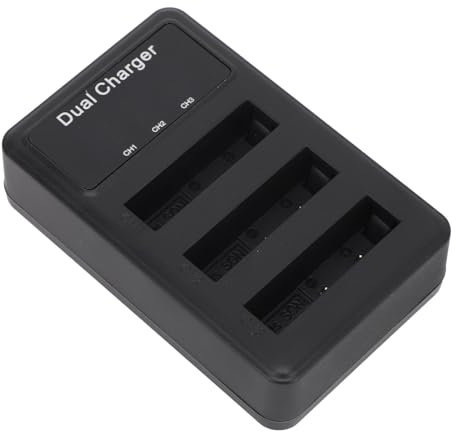 Chargeur de Batterie NP-BG1, Chargeur Micro USB à 3 Emplacements avec écran d'alimentation LCD, Chargeur de Batterie D'appareil Photo pour NP-BG1