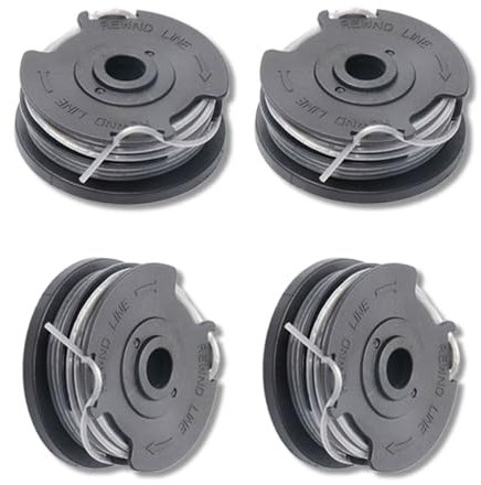 4 Pcs String Trimmer Replacement Spool Line,Strimmer Spool Line, Compatible with Bosch Art 24 27 30 30-36 LI Grass Trimmer F016800569 F016800385