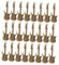 FUNOMOCYA 100 Stück Gitarren Mini Gitarre Bastel Ornament Miniatur Gitarre Handyhülle Handyhülle Gitarre Deko Handyhülle Deko Mini Gitarre Basteln Mini