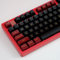 DucKey Vintage 2-farbiges PBT Tastenkappen Set, 140+ Tasten/SA-Profil/Doubleshot Keycaps für Mechanische Tastatur(Red and Black)