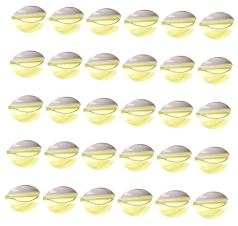 VILLCASE Transparente Runde Doppelseitige Klebeaufkleber 100 Stück Spurlos