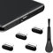 Mezrkuwr 5-Piece Set USB C Dust Plug Applicable to iPhone 15 Series, USB C Port Cover, Phone Charging Port Cleaner, Dust Plug USB C