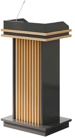 TAIPINGOZ Podium, Rednerpult, Stehpult, Podiumständer mit offenem Stauraum Podien Hotelrezeption Pulte for Kirchen