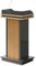 TAIPINGOZ Podium, Rednerpult, Stehpult, Podiumständer mit offenem Stauraum Podien Hotelrezeption Pulte for Kirchen
