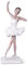 Goetland Ballett Mädchen Statue Tanzen Mädchen Figuren Ballerina Figur Deko Teenager Mädchen Geschenke Ornamente Für Zimmer Hause Office Schreibtisch Kunstharz 20-29 cm
