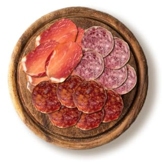 Spanische Feinkost - Iberisches Lendenstück, Chorizo ​​​​​​und Salchichón - Vakuumverpackt und traditionell gereift - Hochwertige Feinkost für Tapas und Geschenkkörbe - Elbérico (Iberisches Sortiment)