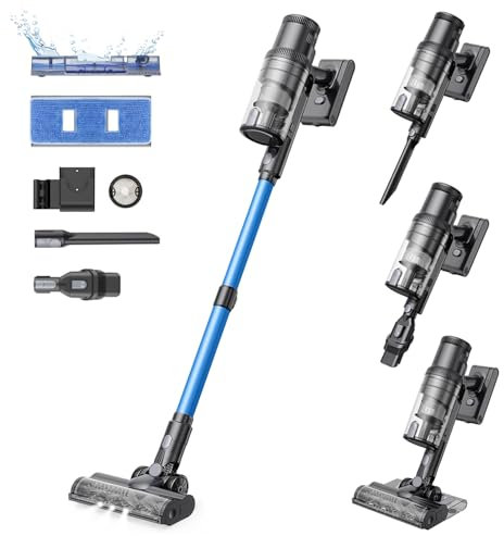 Proscenic Aspirateur Balai sans Fil,Bleu Marine