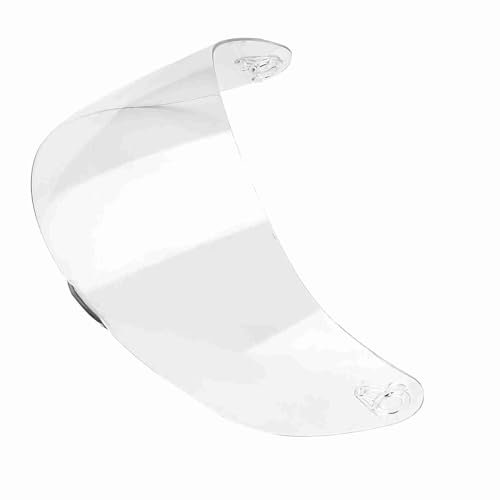 Silber Verspiegeltes Linsenvisier, Motorradhelm-Linsenvisier, Passend für AGV K1 K3 SV K5 K5-S (Transparent)