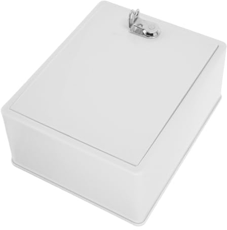 FUNNETOYU Wall Mounted Milk Box Lock Milk Container Lockable Wall Hanging Box for Home Supplies