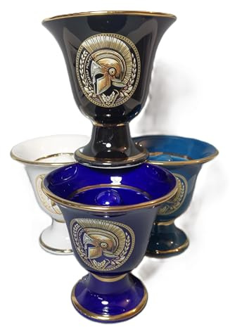 Talos Artifacts Ensemble de 4 tasses multicolores de la Coupe de Pythagore de la justice