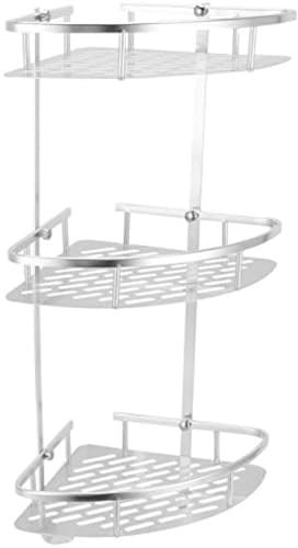 XzhixiangKing Étagère d'angle de douche murale à 3 niveaux en aluminium antirouille pour salle de bain