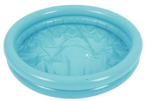 Junge Mädchen Aufblasbares PVC Babybecken mit Weichem Boden, Tragbar | Kleiner Pool Junge Mädchen für Sommer und Familie, Faltbar, Multifunktional, Robust, Außenbereich