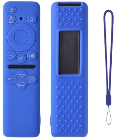 Silicone Remote Cover for Samsung BN59-01432A 2023 TM2360E Samsung Smart TV Remote Solar Panel Remote with Lanyard
