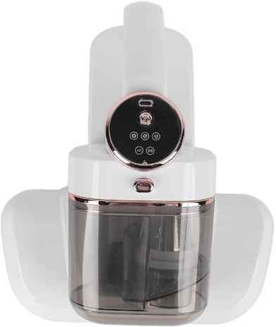 Pongnas Hand-Kissenreiniger, Bettstaubsauger, 10.000 Pa, Starke Saugleistung, 253,7 Nm Licht, für Tiefe Matratzen, Sofas, Teppiche, Plüschtiere, mit 400 Ml Mülleimer