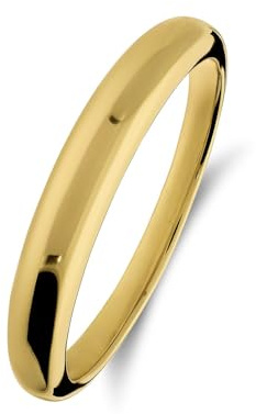 Lucardi - Damen - Ring - 925 Silber - Gelbgold legiert - 18/57 mm - Nickelfrei