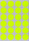 Sticker Neon Gelb 25 mm runde Punkt Klebepunkte – in verschiedenen Farben Größe 2,5 cm Durchmesser Aufkleber 360 Vorteilspack von Royal Green