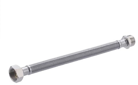 Flexible inox mâle - femelle 20x27 passage intérieur 13 mm - longueur 30cm NOYON & THIEBAULT