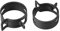 uxcell Steel Band Clamp 32mm Inner Dia Fit 34.5-36mm OD Hose Spring Band Type Action Fuel Line Silicone Tube Clip Clamp Black 10Pcs