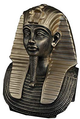 Antikes Wohndesign Ägyptische Figur Tutanchamun Pharao Statue Dekofigur Büste