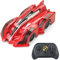 FeiWen Climb Car Ferngesteuertes Auto Dual Mode 360 Rotating Stunt Fährt Wände und Decken Entlang Kinderspielzeugauto(Rot)