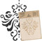 NAKLEO Malschablone für Handwerk A3 30x42cm, Damast Ornament Klassisch Muster, Wiederverwendbare Kunststoff DIY & Scrapbooking Zeichenschablone, Decoupage Kunst Vorlage, Wand Stoff Möbel Holz