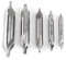 5pcs High Speed Steel Center Drill Bits Set Diverse Degree Angle for Lathe Machines Metalworking