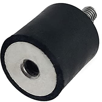 DOJA INDUSTRIAL | Klimaanlage Gummipuffer M4 | Gewinde-Innengewinde 15x15 PACK 4 | Klima Silentblock | Klimageraet Anti Vibration Gummilager | Wandhalterung Gummi Stossdaempfer | Antivibrationsfuesse