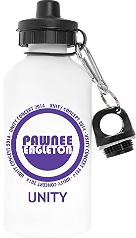 Capzy Pawnee-Eagleton unity concert 2014 Sans Polluant Blanc Bouteille d'eau Aluminium Pour l'extérieur Pollutant Free White Watter Bottle For Outdoors