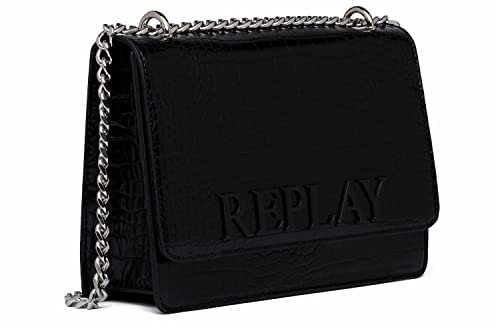 REPLAY Damen FW3000.026.A0420R Schultertasche, 098 Black