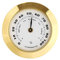 Gereiny Professionelles Hygrometer, analoges Hygrometer, mechanisches, rundes Hygrometer, Feuchtigkeitsmesser, genaues Feuchtigkeitsmessgerät, Gold