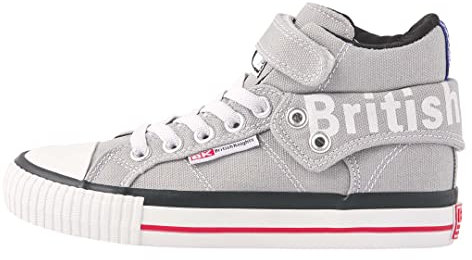 British Knights ROCO Sneaker, Grau Rot Blau, 20 EU