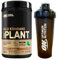 Optimum Nutrition Gold Standard 100% Plant Proteine Vegane in Polvere per Sostegno e Riparazione Muscolare Gusto Doppio Cioccolato 20 Porzioni 684g + Shaker