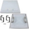 MPK Ersatzhaube Dachluke Dachfenster Dachhaube 40 x 40 cm Modell 42/420 Wohnwagen Wohnmobil Caravan Camper grau