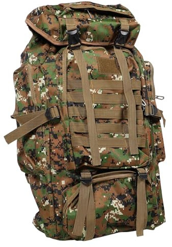 PRETYZOOM Outdoor Rucksack Wasserdichter Camping Rucksack Oxfordstoff Multifunktionaler Wanderrucksack Für Und Damen Für Trekking Und Natur