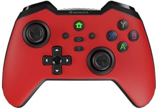 Genesis Gamepad MANGAN 400 (PC/SWITCH/HANDY) kabellos Rot
