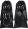 VIVIIHOO Skibrillen-Tasche 4er Set, schutzhülle skibrille, Kordelzug Brillentasche, weiche Mikrofaser Schutztasche, Skihelm Beutel, Samtbeutel groß, für Brillen und Sonnenbrillen.