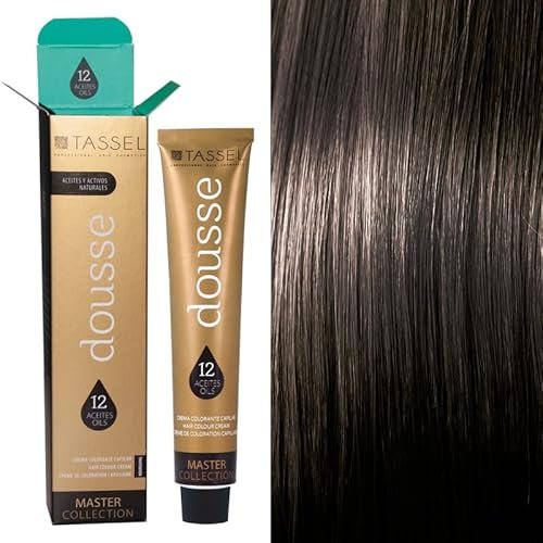TASSEL DOUSSE Tinte para el pelo profesional con 12 aceites naturales - Tinte pelo mujer colores Naturales - Baño de color - Barros secretos del agua (nº5, 100.00 ml (Paquete de 1))