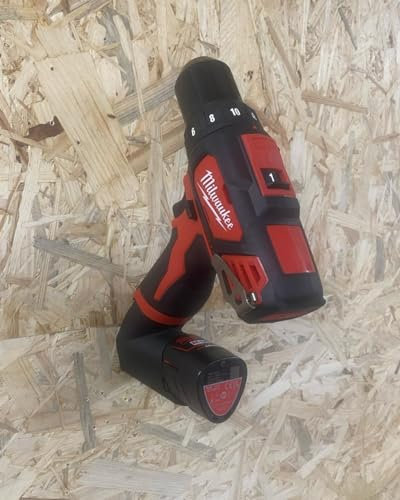 Wandhalterung für Milwaukee M12 Fuel 12V Akku und 12V Geräte Akkuschrauber (1x 2in1 Halterung)
